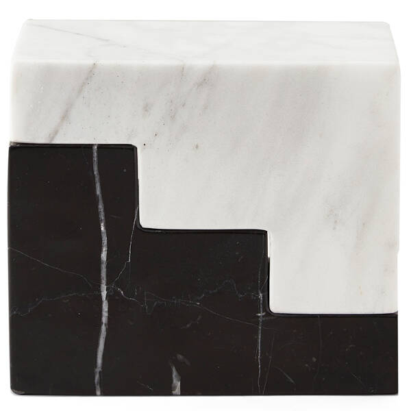 Buchstütze Stair Cube Mamor