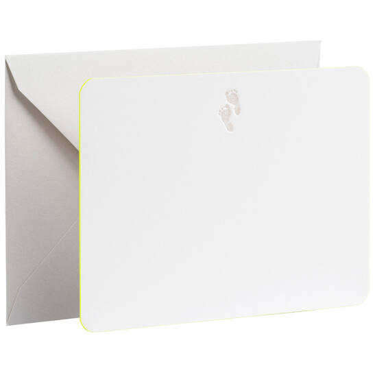 Karte Icon - Baby Fußabdruck