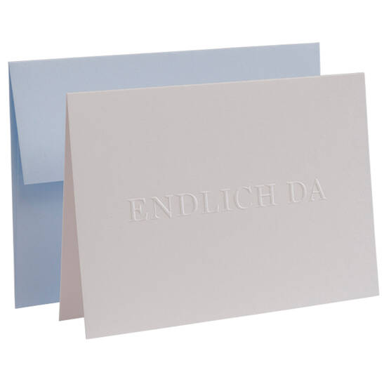 Karte Deeply Impressed - Endlich da