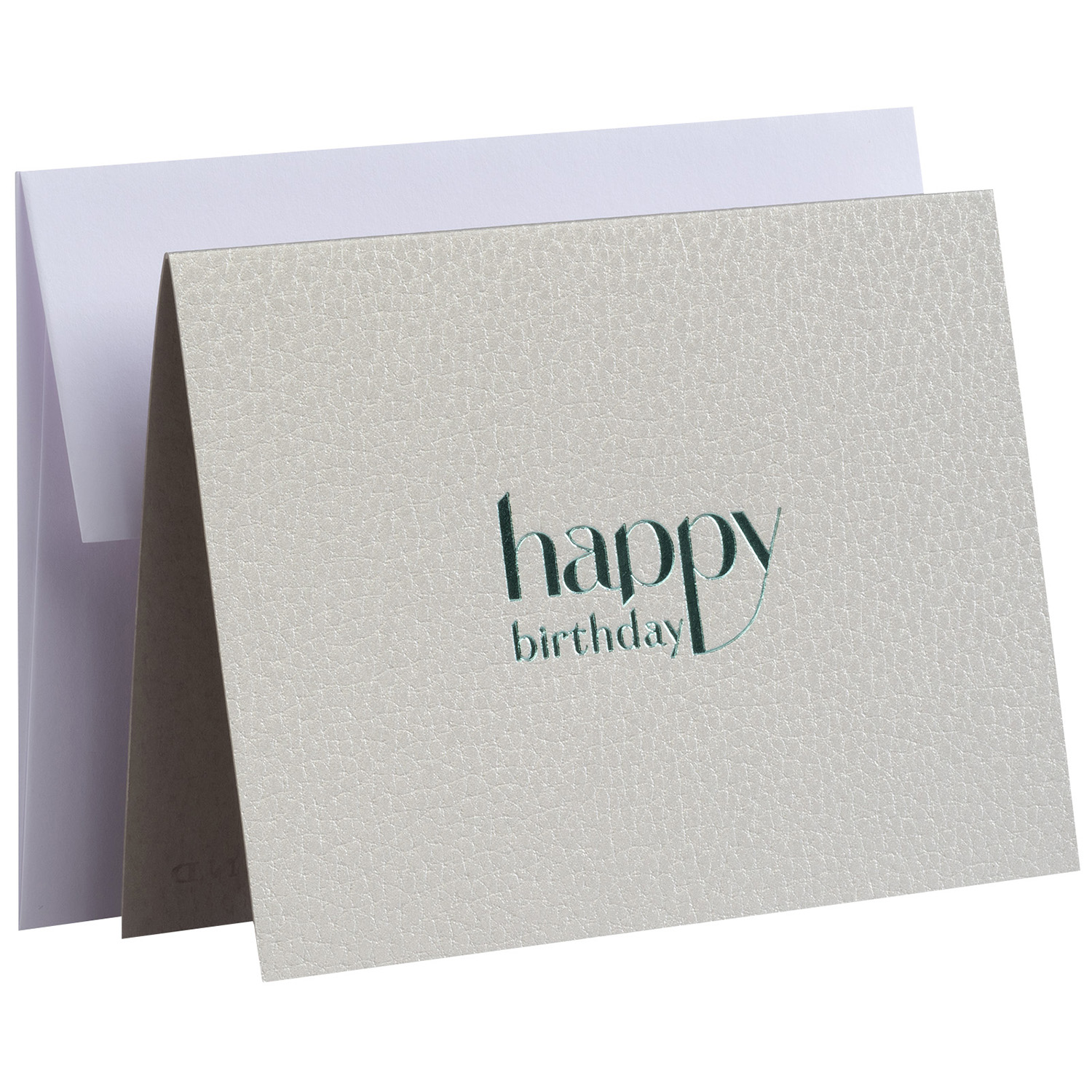 Gmund Karte Heather - Happy Birthday (weiss | Ehg) Geschenke, Grußkarten