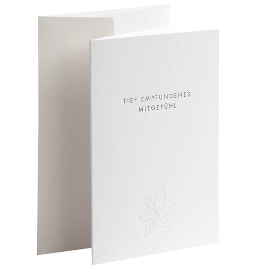 Trauerkarte - Mitgefühl