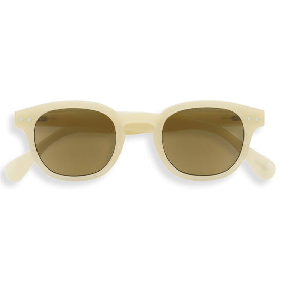 Sonnenbrille #C Glossy Ivory +1.00