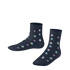 Kurzsocken Dotted Flower