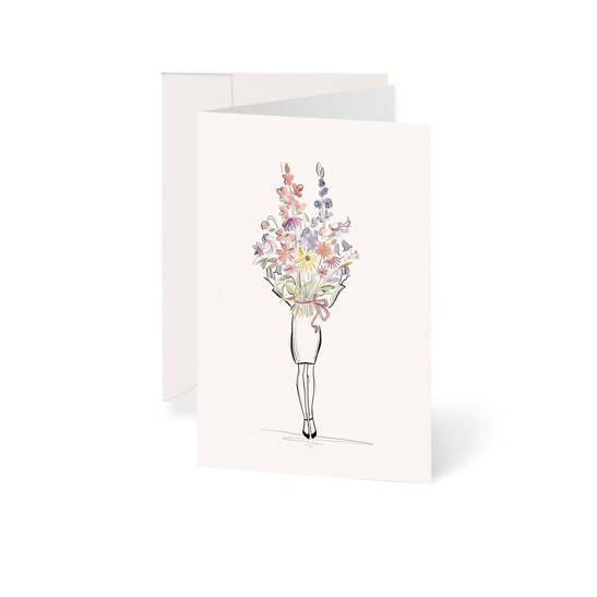 Karte Blumenstrauß