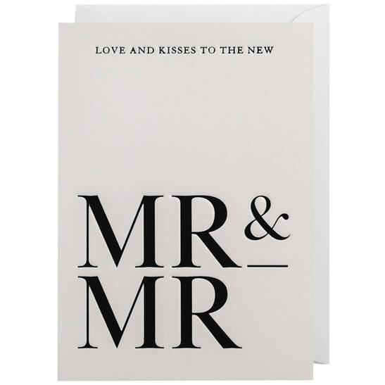 Karte Mr & Mr