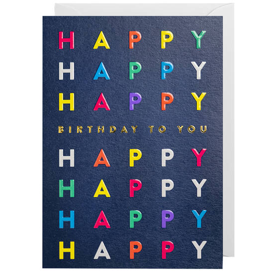 Karte Happy Birthday