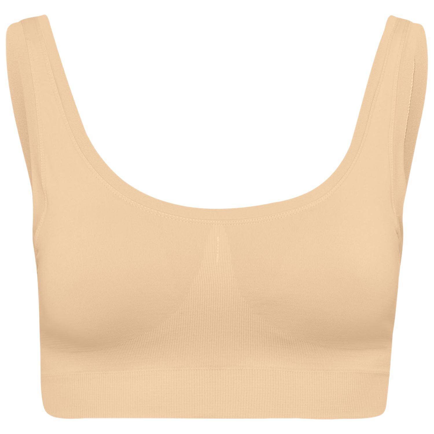 Touch Feeling Crop Top Padded