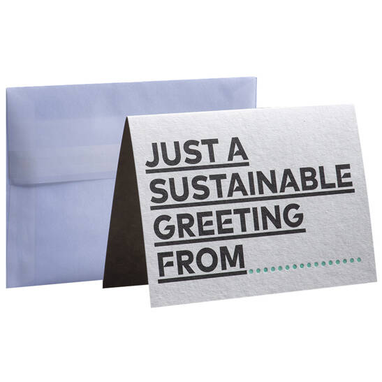 Karte Hanf - Just a sustainable greeting from