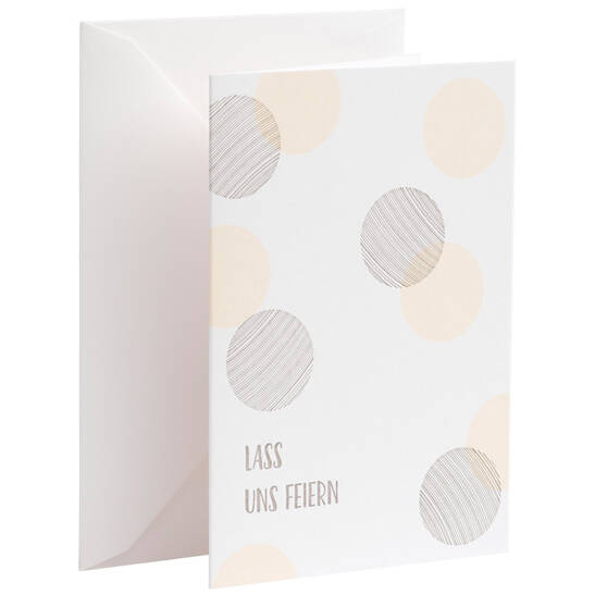 Karte Dots - Lass uns feiern