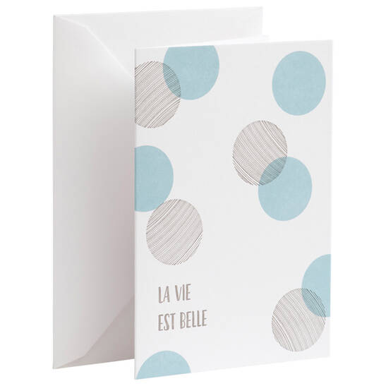 Karte Dots - La vie est belle