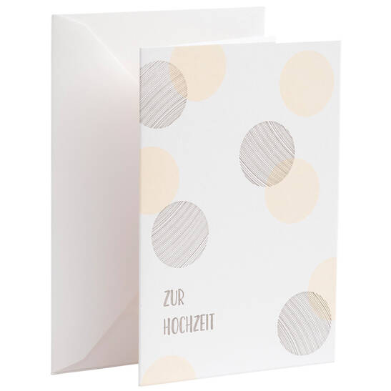 Karte Dots - Zur Hochzeit