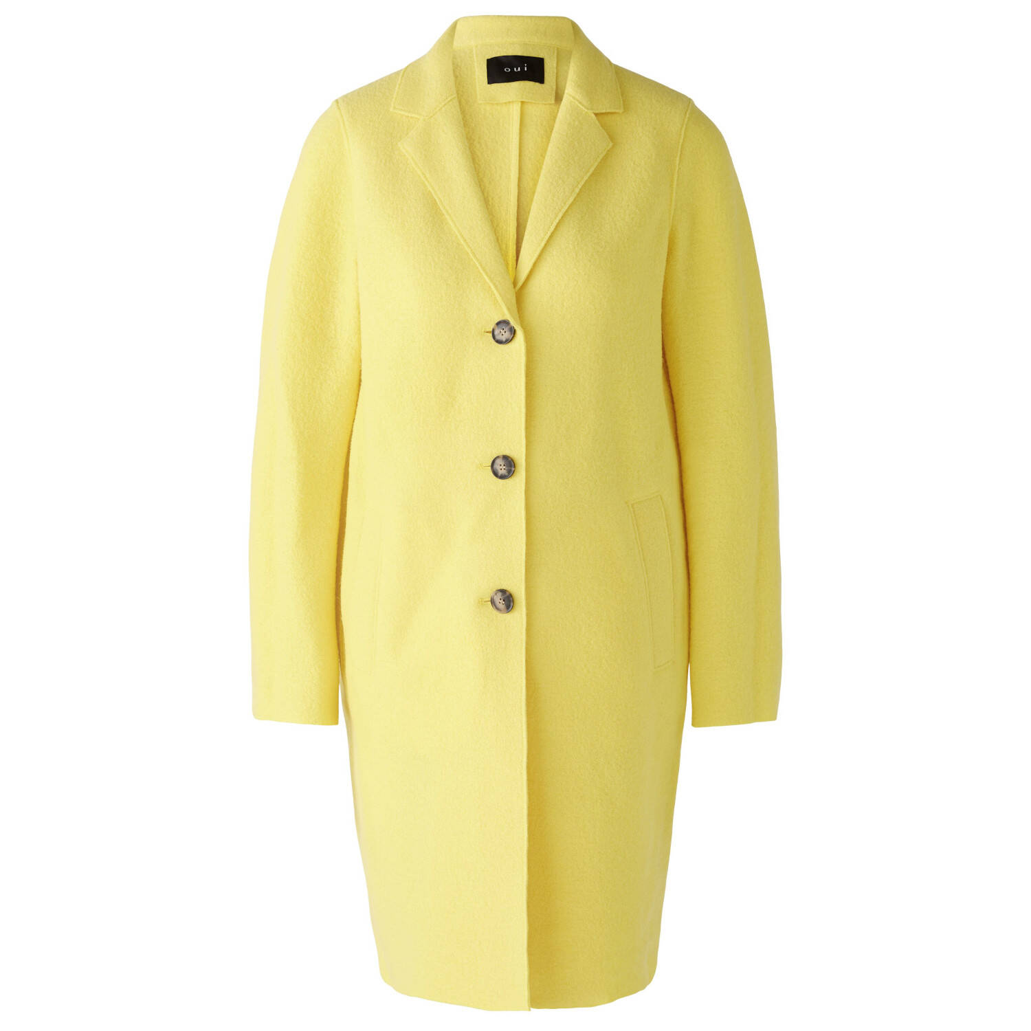Oui Wollmantel (gelb | 34) Für Damen, Bekleidung, Mäntel, Wollmäntel