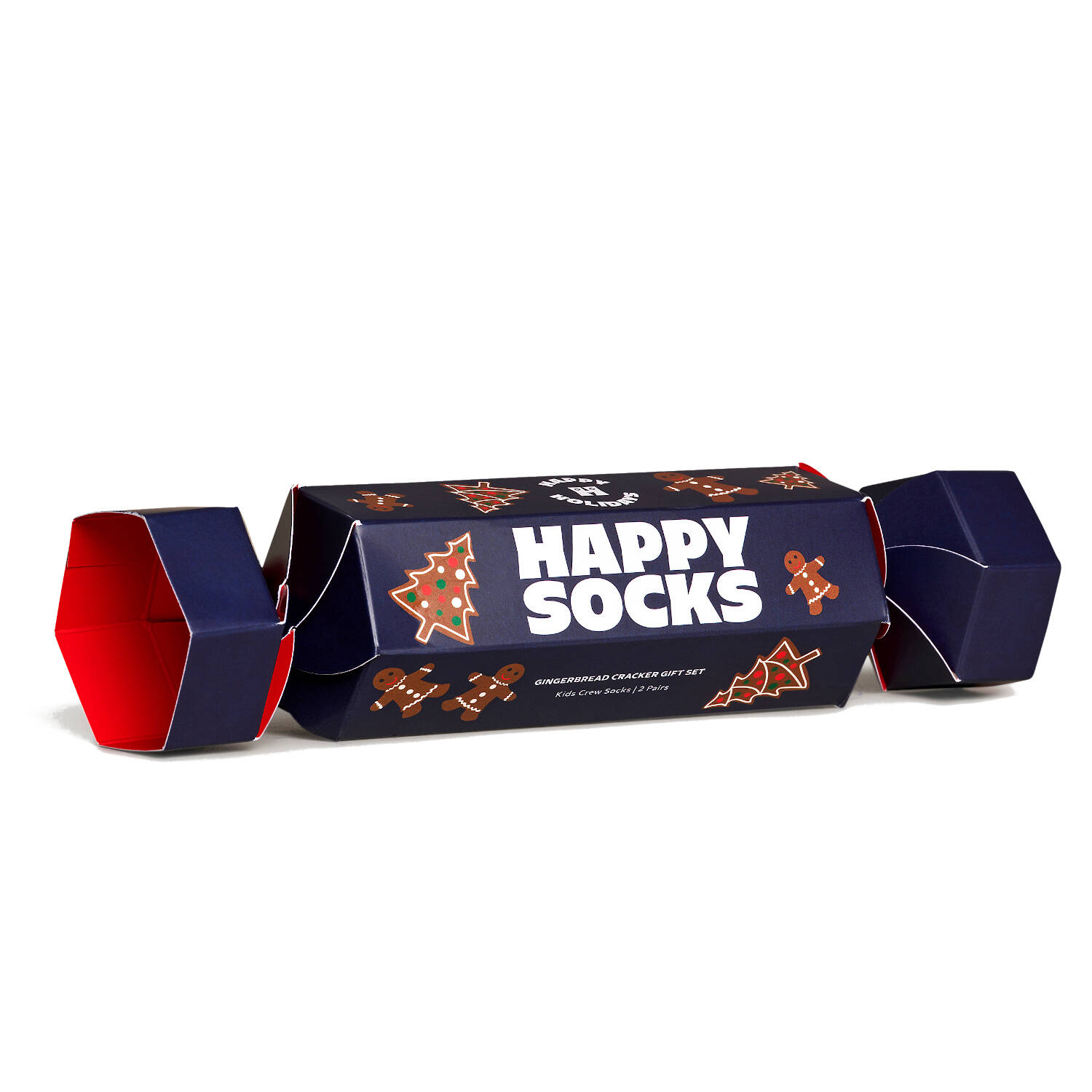 Happy Socks Kinder 2-Pack Holiday Geschenke Set (schwarz | 27-30) Socks, Für Damen