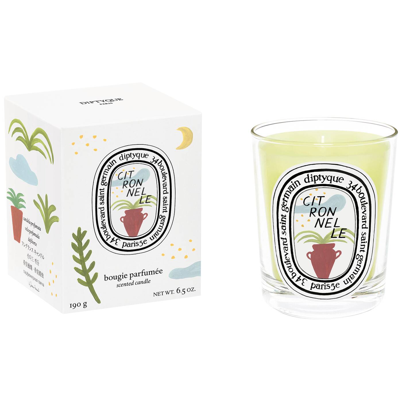 Kerze Citronelle 190g (Zitronengras) von Diptyque online bestellen bei ludwigbeck.de