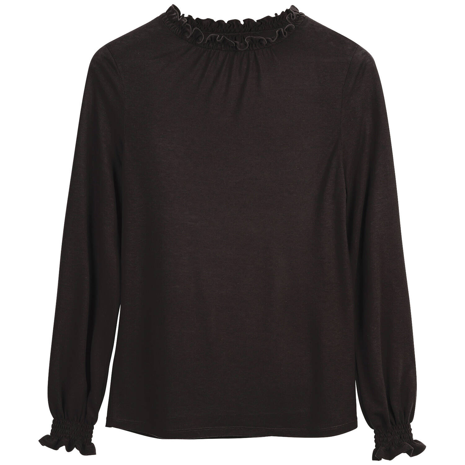 Rockmacherin Trachtenbluse Selma (braun | Xs/S)