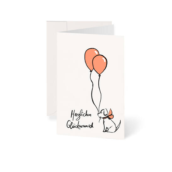 Karte Herzlichen Glückwunsch