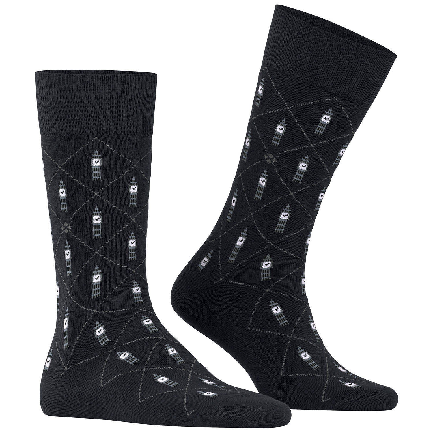 Burlington Socken Big Ben (schwarz | 40-46) Burlington, Für Herren