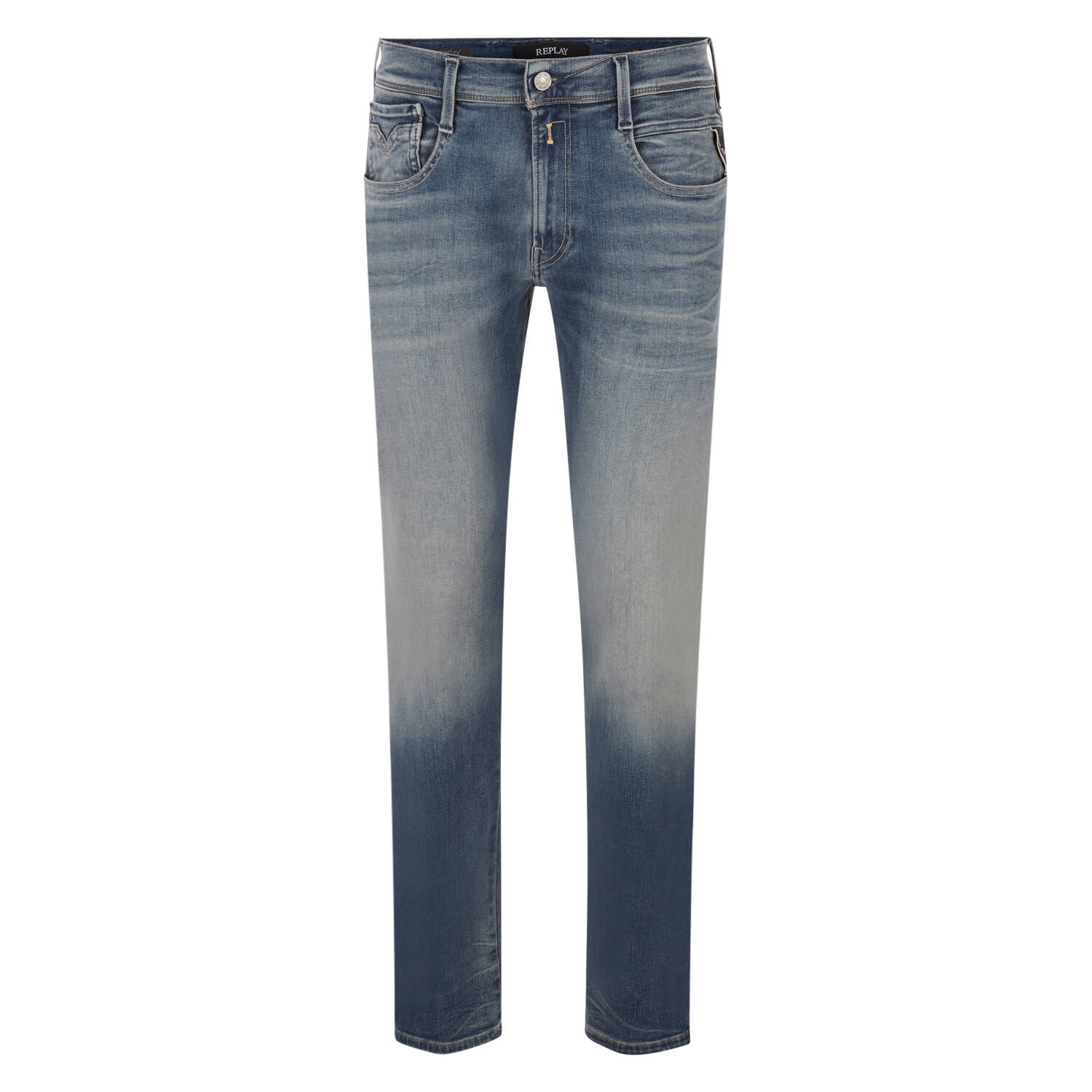 Replay Jeans Anbass (blau | 31/32) Neu, Für Herren Neuheiten