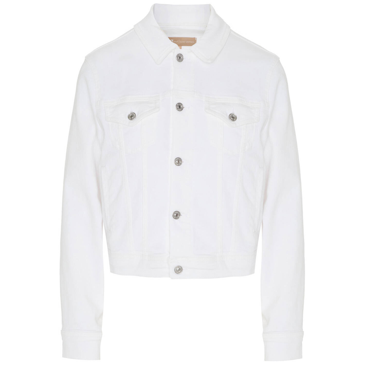 Seven for all mankind Jeansjacke Classic Trucker (weiss | L)
