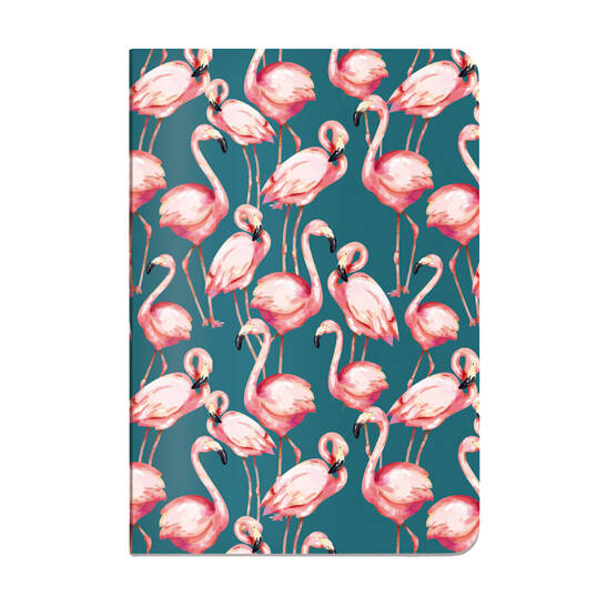 Heft de Luxe Pink Flamingo DIN A5