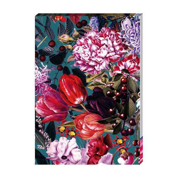 Notizblock Blumenbouquet DIN A5