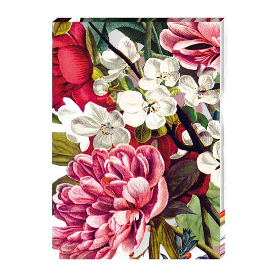 Notizblock Blumengruß DIN A6