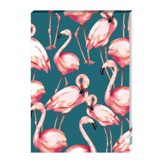Notizblock Pink Flamingo DIN A6