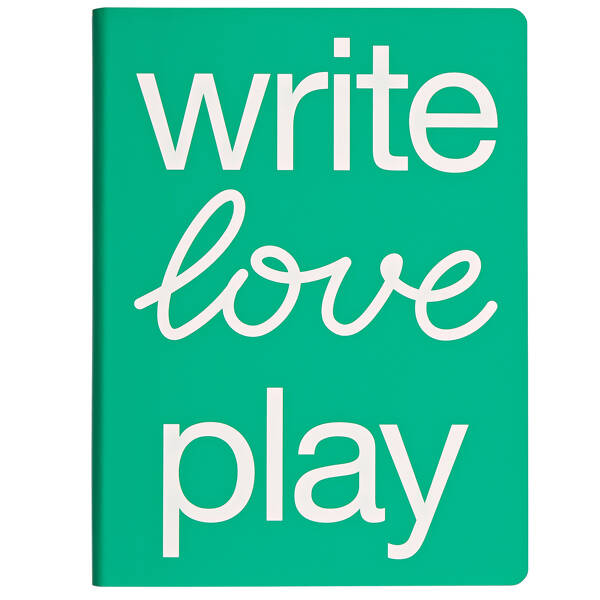 Notizbuch Graphic L Write Love Play