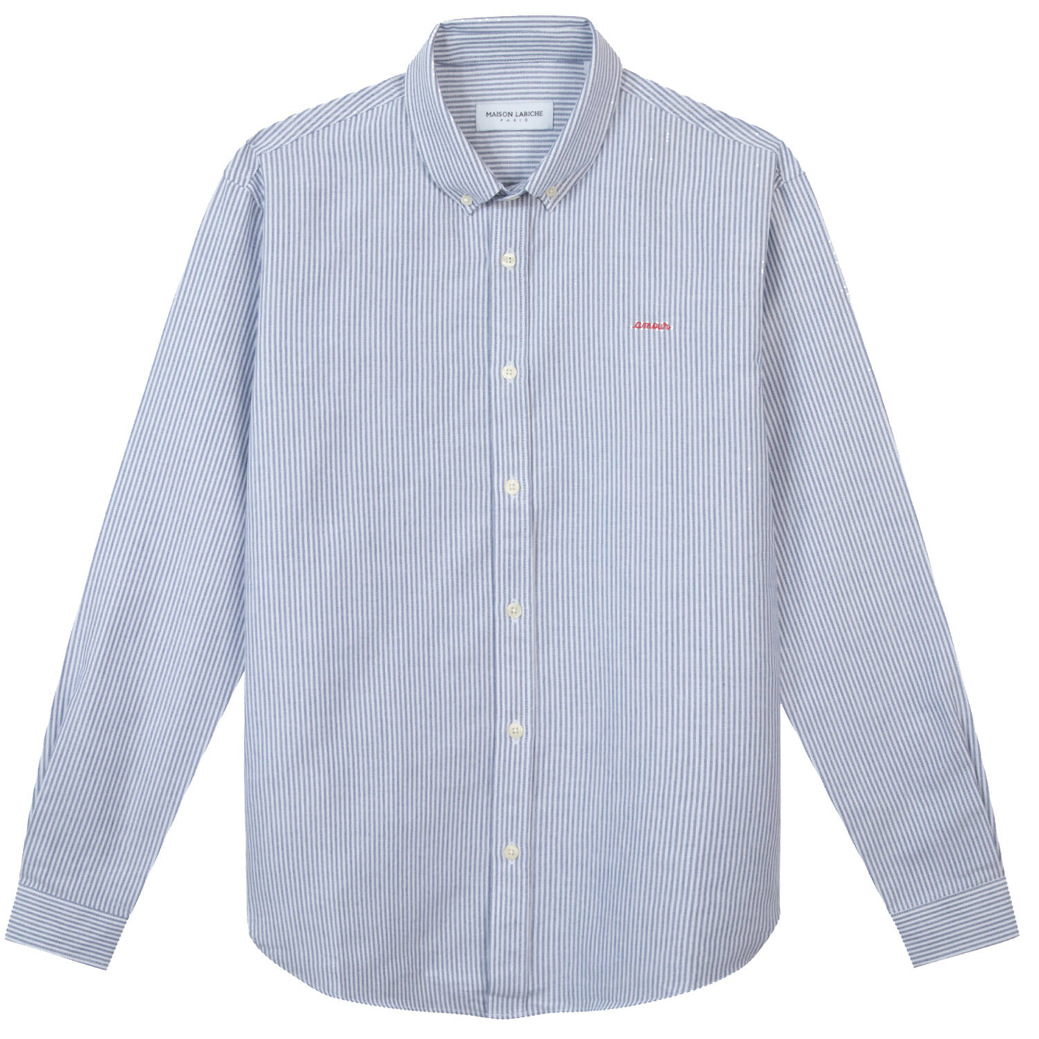 Maison Labiche Oxford Hemd Malesherbes (blau | L) Labiche, Für Herren