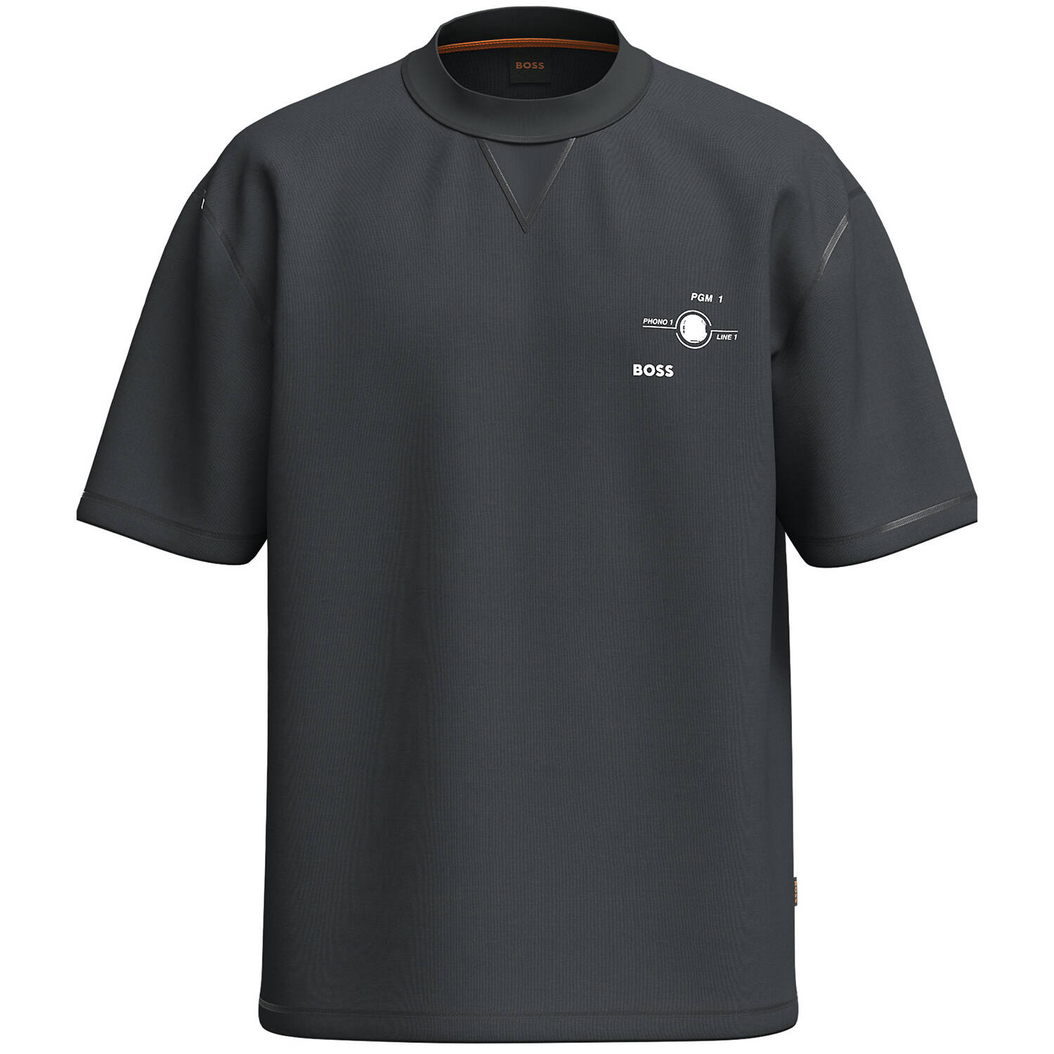 Boss Orange T-Shirt TeeMusicY2K (schwarz | XL) Boss, Für Herren