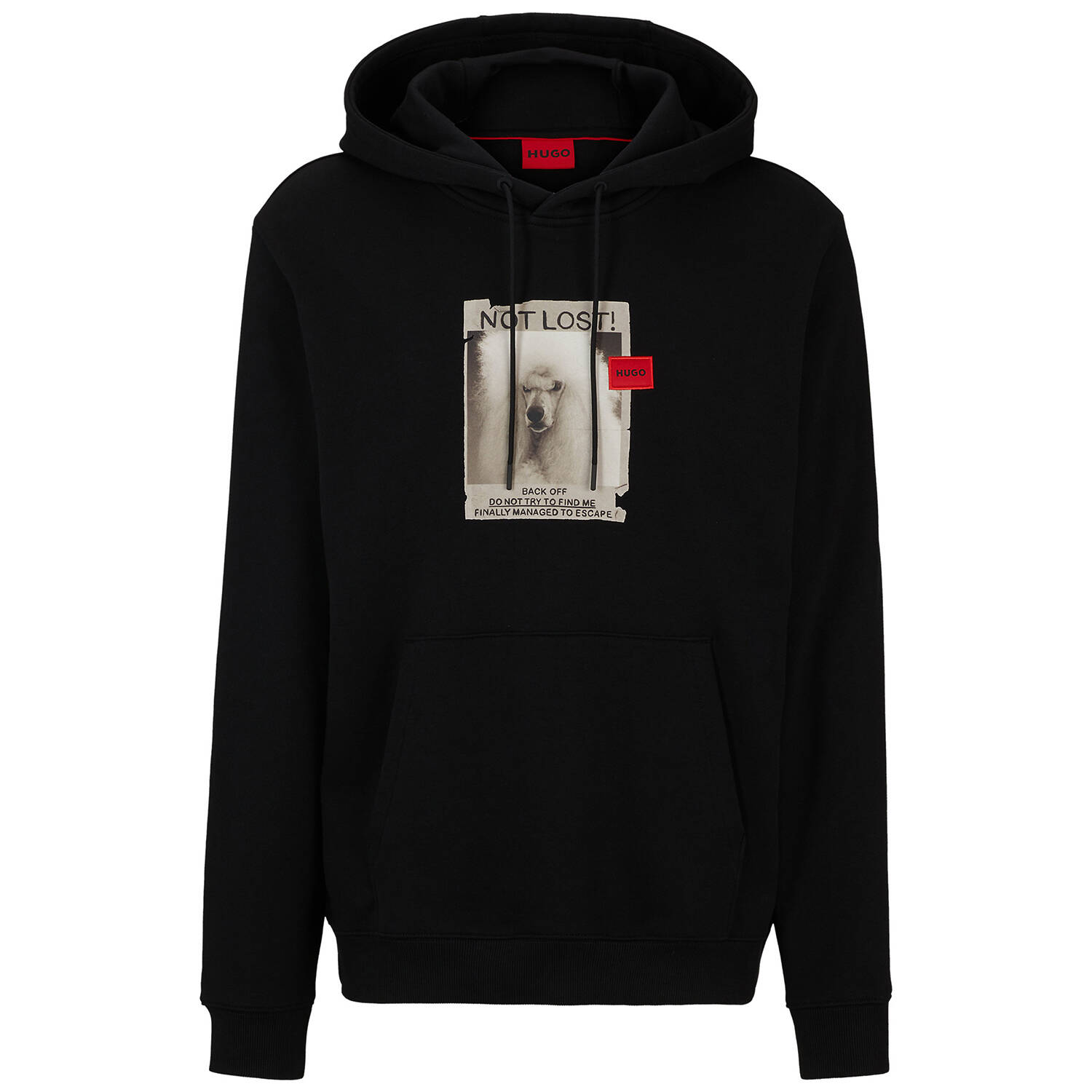 Hugo Hoodie Dreef (schwarz | L) Für Herren, Für Herrenmode, Sweat, Sweatshirts