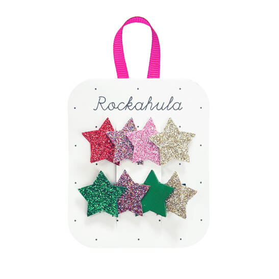 Haarspange Jolly Glitter Star