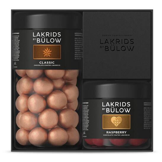 Black Box Classic Caramel Medium & Crispy Raspberry Small