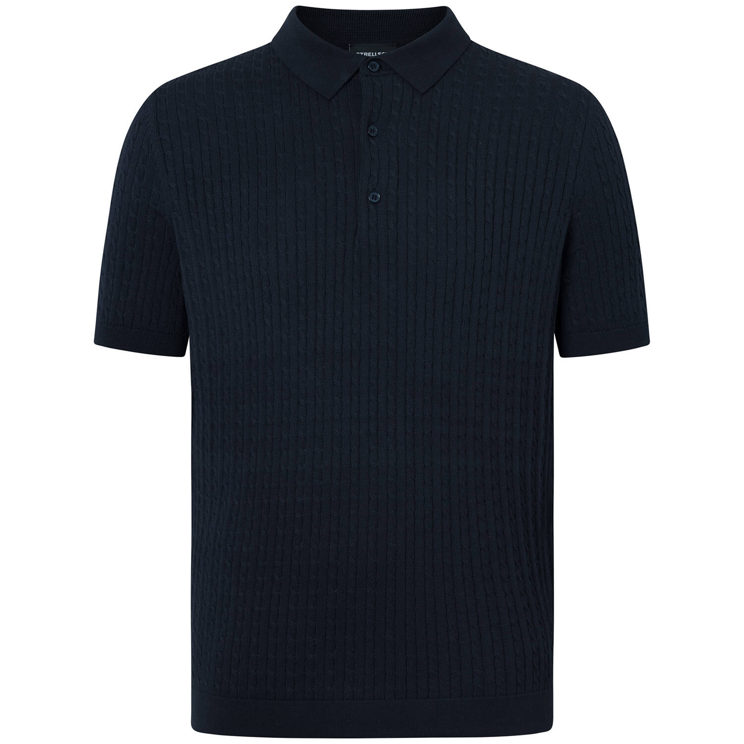 Strellson Strickpolo Kito (blau | L)