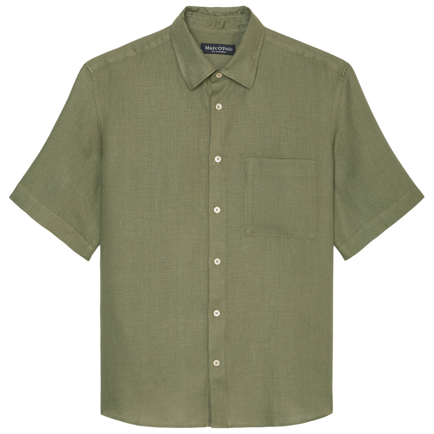 Marc O'Polo Hemd Short Sleeve (grün | M) O'Polo, Für Herren