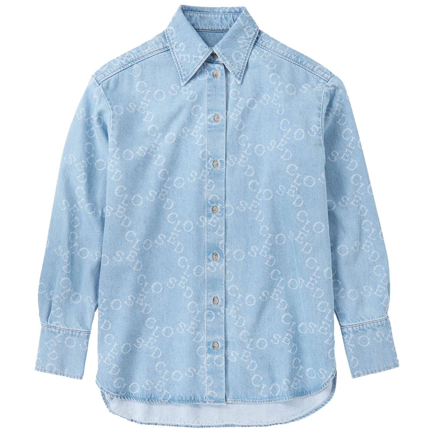 Closed Jeanshemd (blau | L) Für Damen, Bekleidung, Trend Special Denim