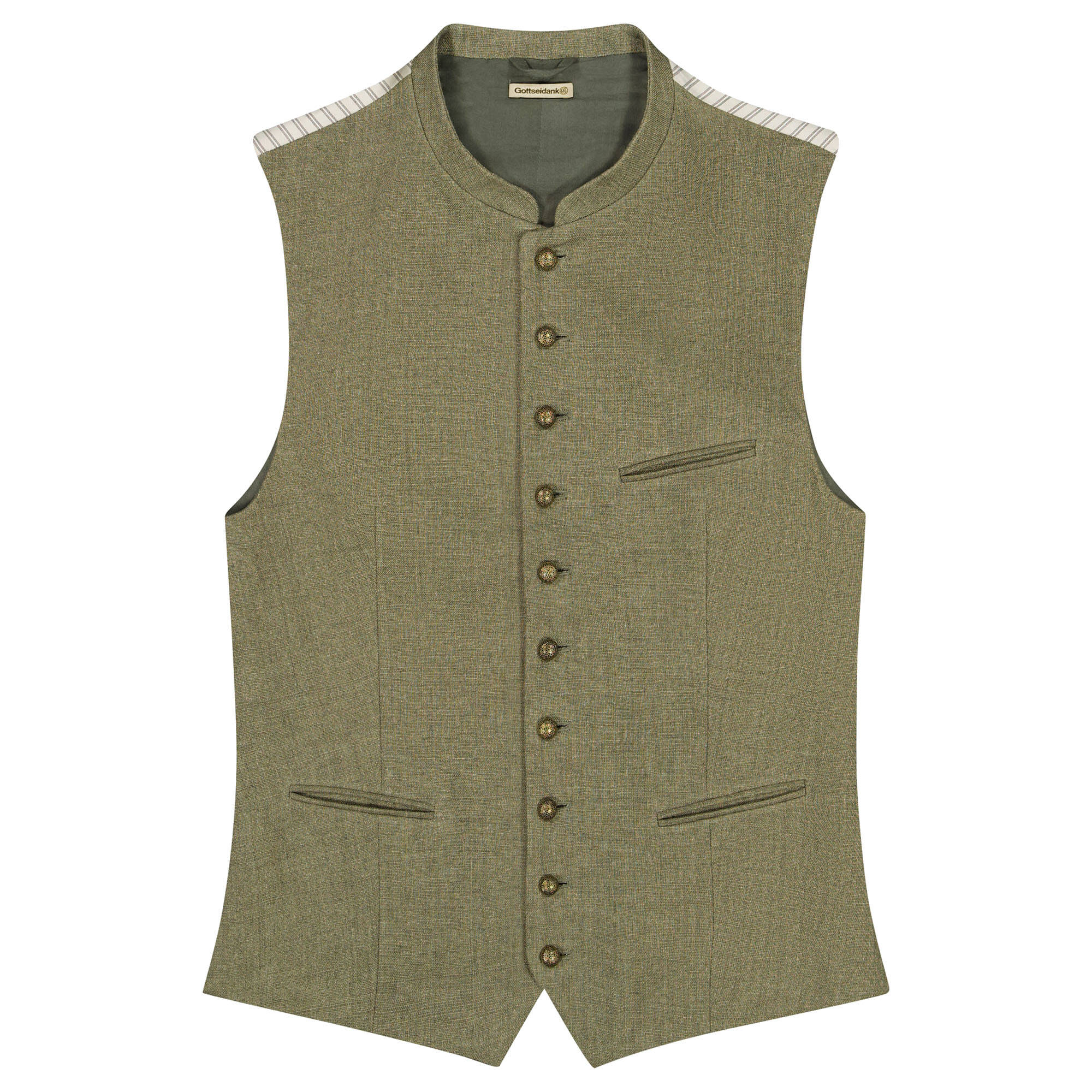 Gottseidank Leinenweste Konstantin (rot | 48) Für Herren, Trachten, Westen