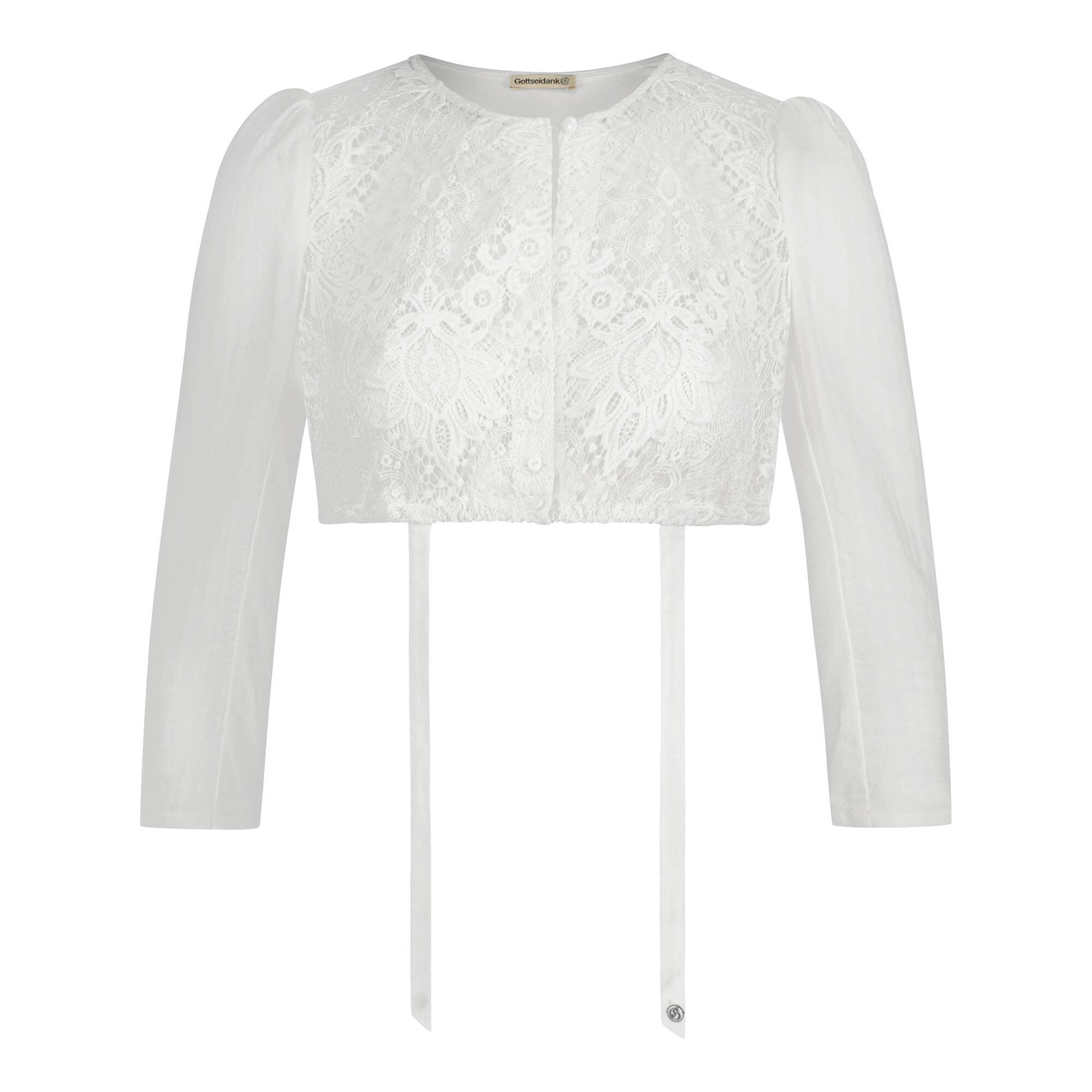 Gottseidank Dirndlbluse Anastasia (weiss | 32) Für Damen, Trachten, Dirndl- & Trachtenblusen