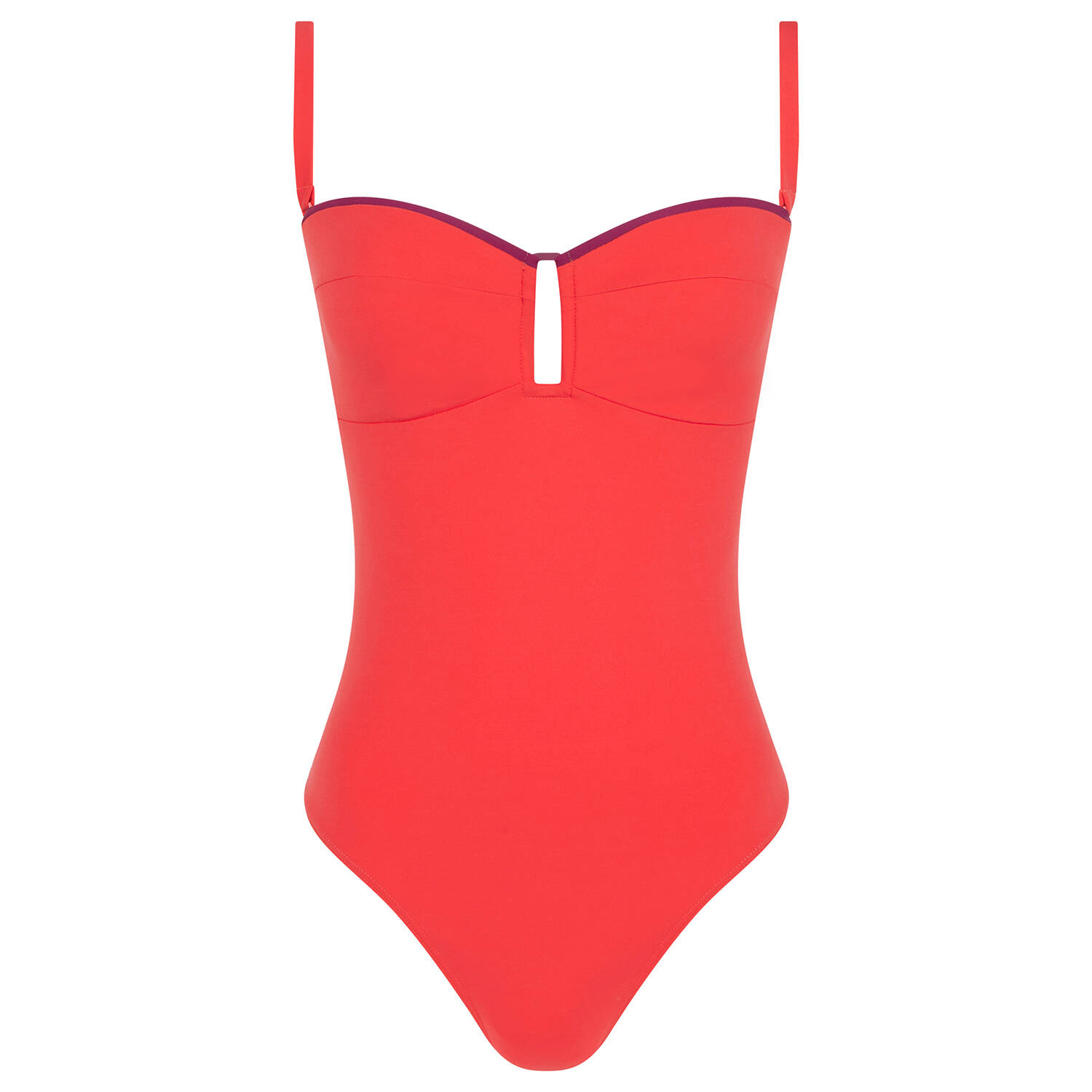 Chantelle Badeanzug Authentic (rot | M) Bademode, Für Damen