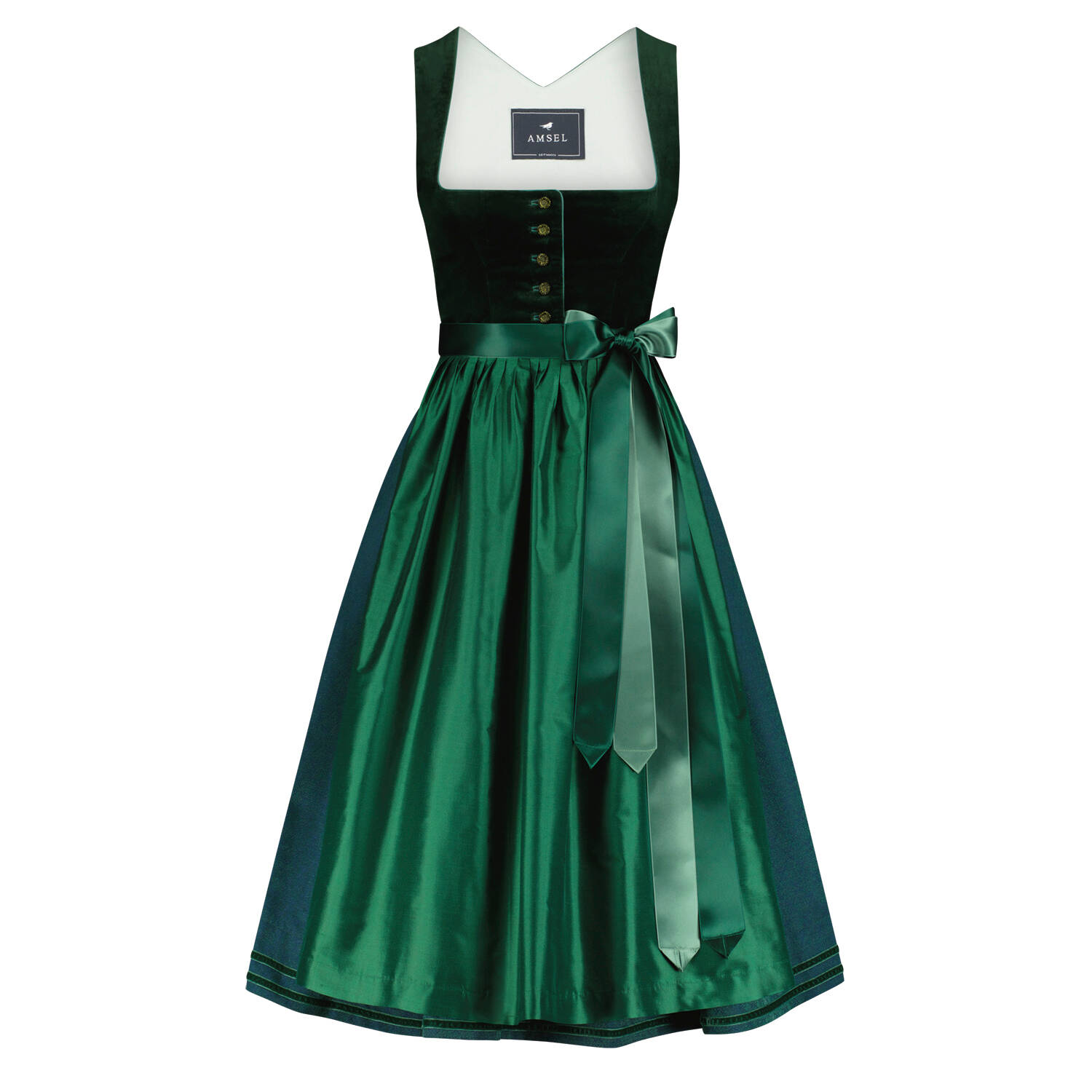 Amsel Dirndl Marlene (grün | 42) Für Damen, Trachten, Elegante & festliche Trachten