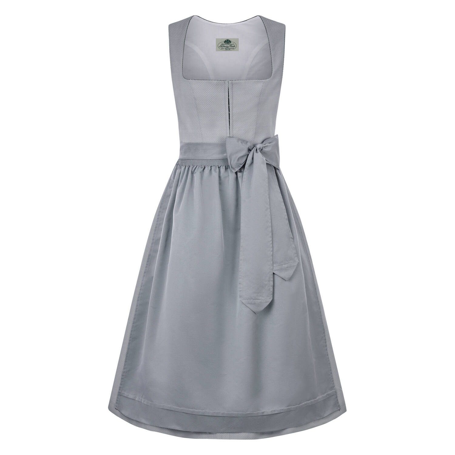 Heimatwerk Ludwig Beck Dirndl Luci 80cm (blau | 34) Für Damen, Trachten, Curvy