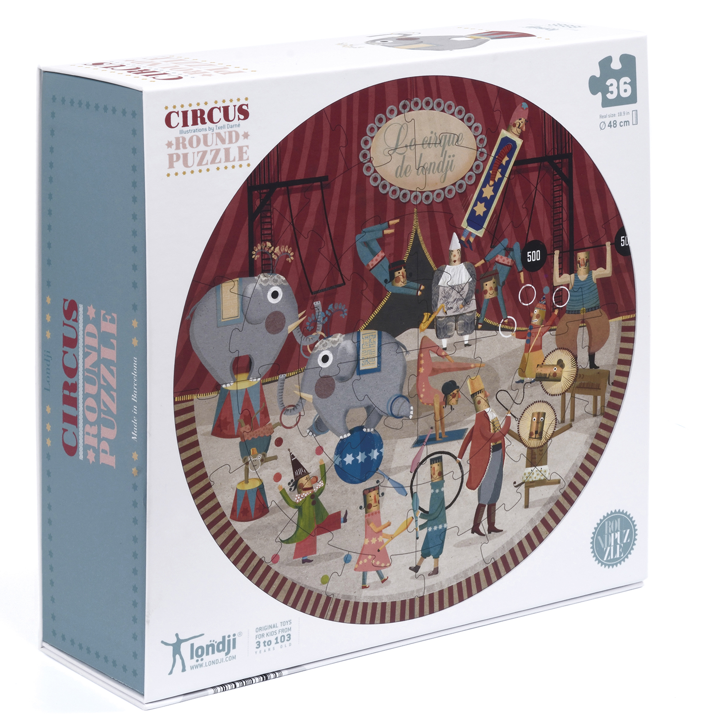 Zirkus Rundpuzzle