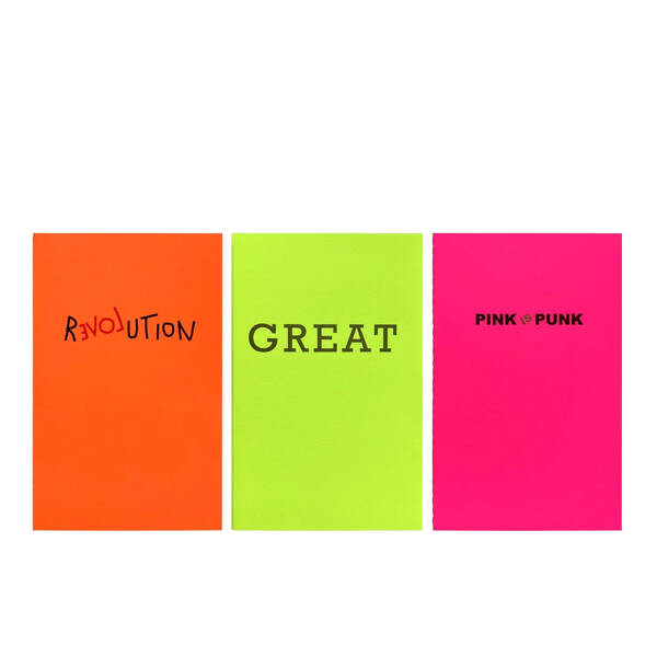 3er Set Notizbücher