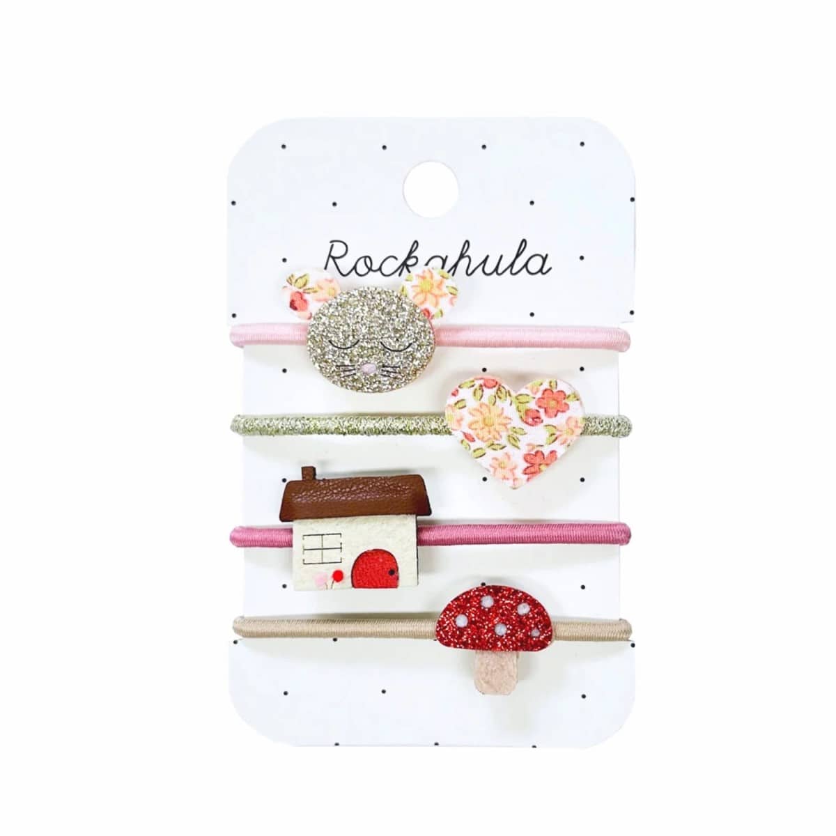 Rockahula Haargummis Margot Mouse (weiss | Ehg)