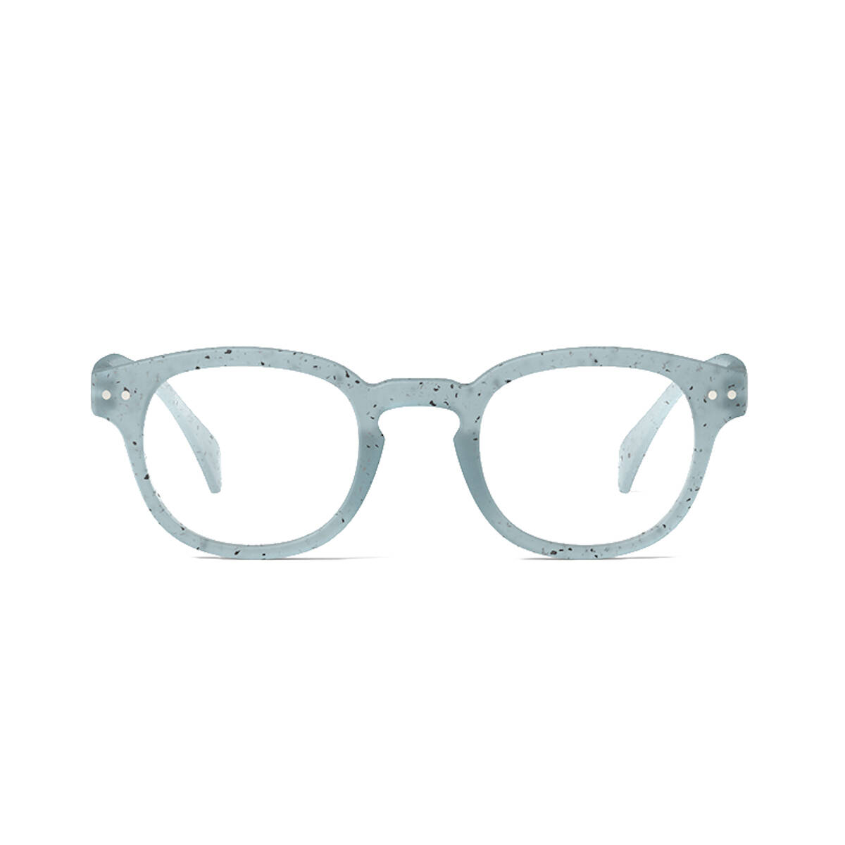 Izipizi Lesebrille #C Washed Denim +2.00 (weiss | 2)