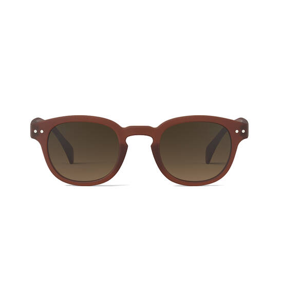 Sonnenbrille #C Mahogany +0.00