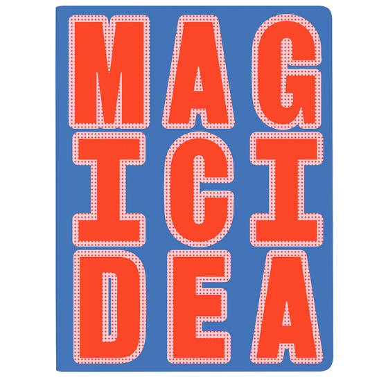 Notizbuch Graphic L Glow Magic Idea - Glows in the Dark