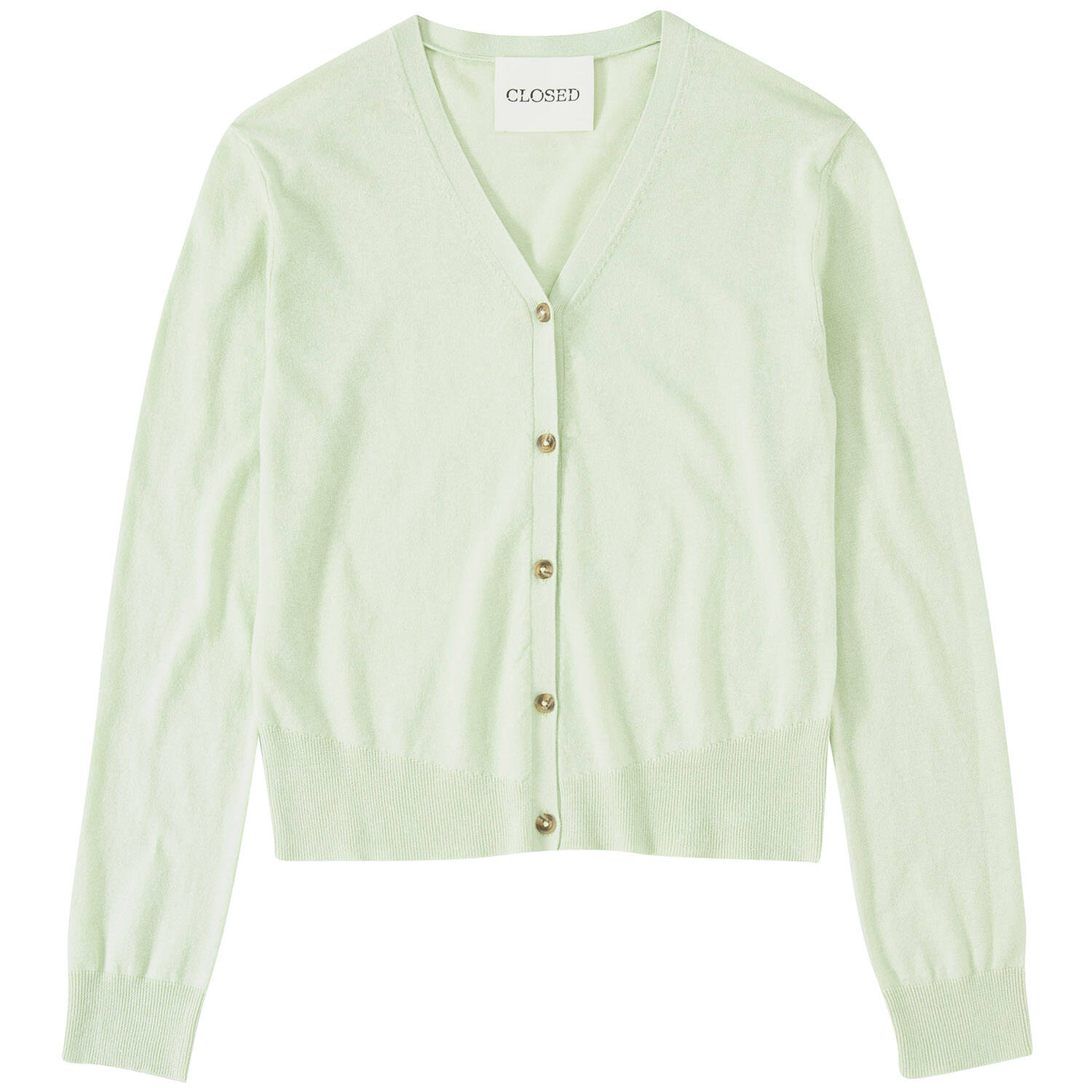 Closed Strickjacke (grün | S) Für Damen, Bekleidung, Trend Pastell-Strick