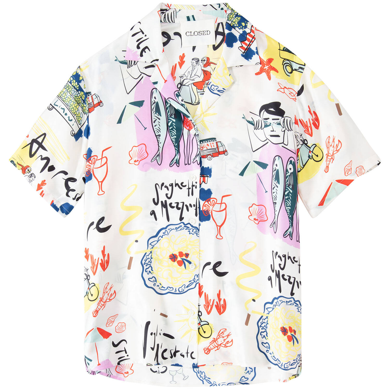 Closed Bluse (bunt | XS)