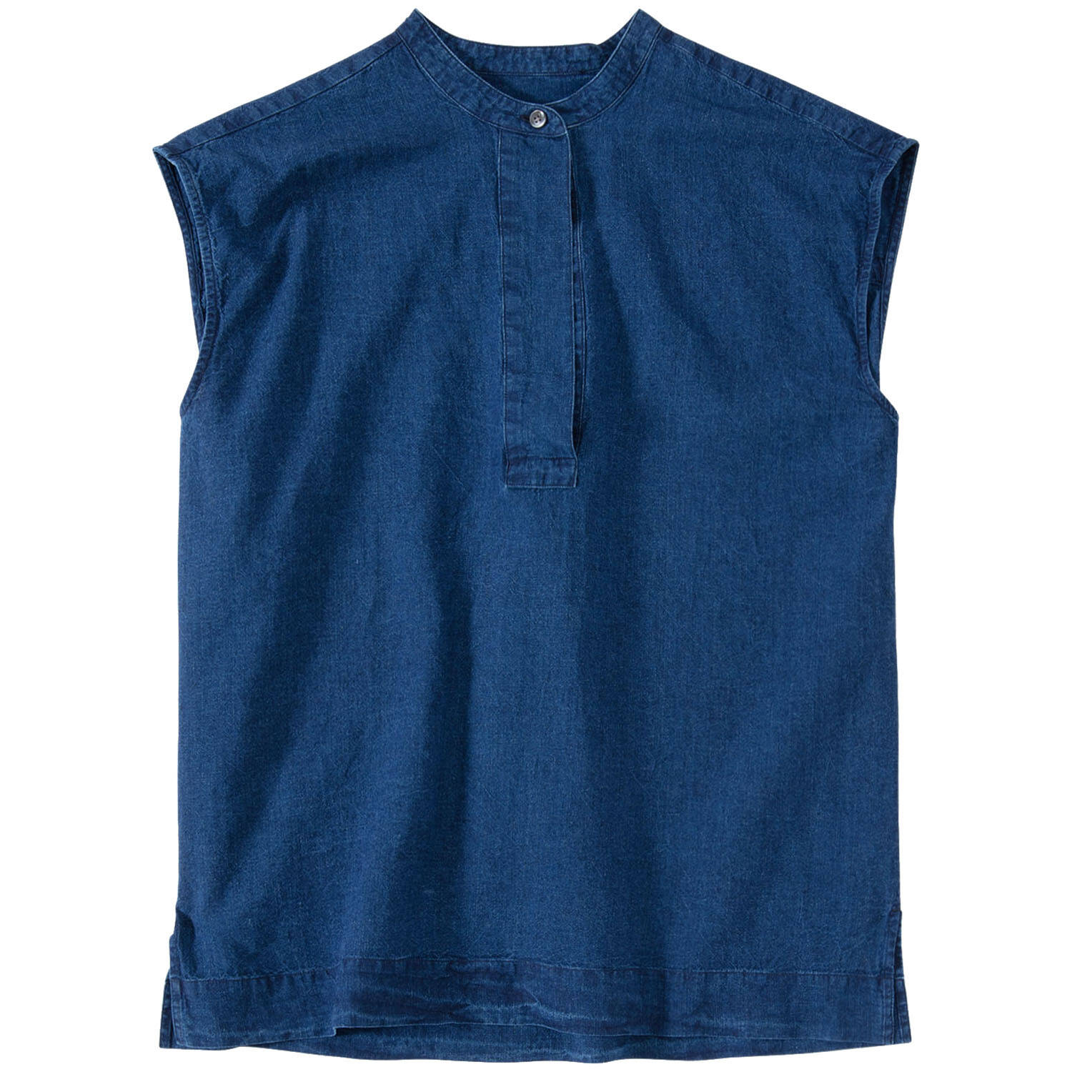 Closed Blusentop (blau | L)